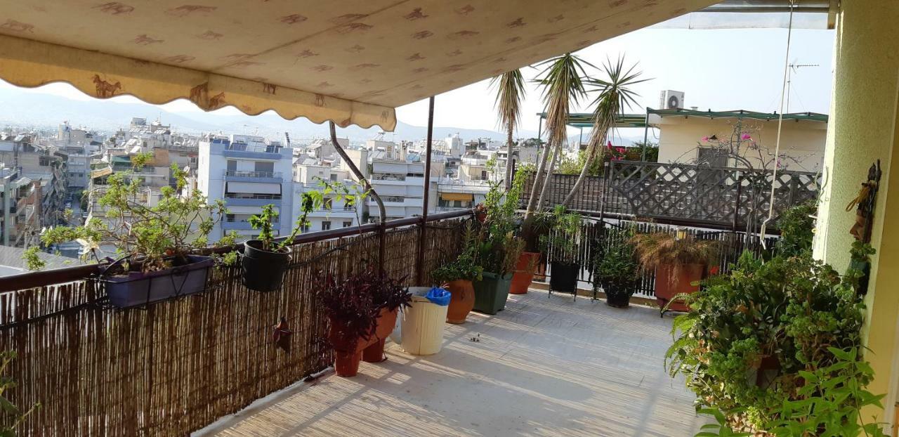 Ferienwohnung Penthouse Balcony Close To Acropolis Athen Exterior foto