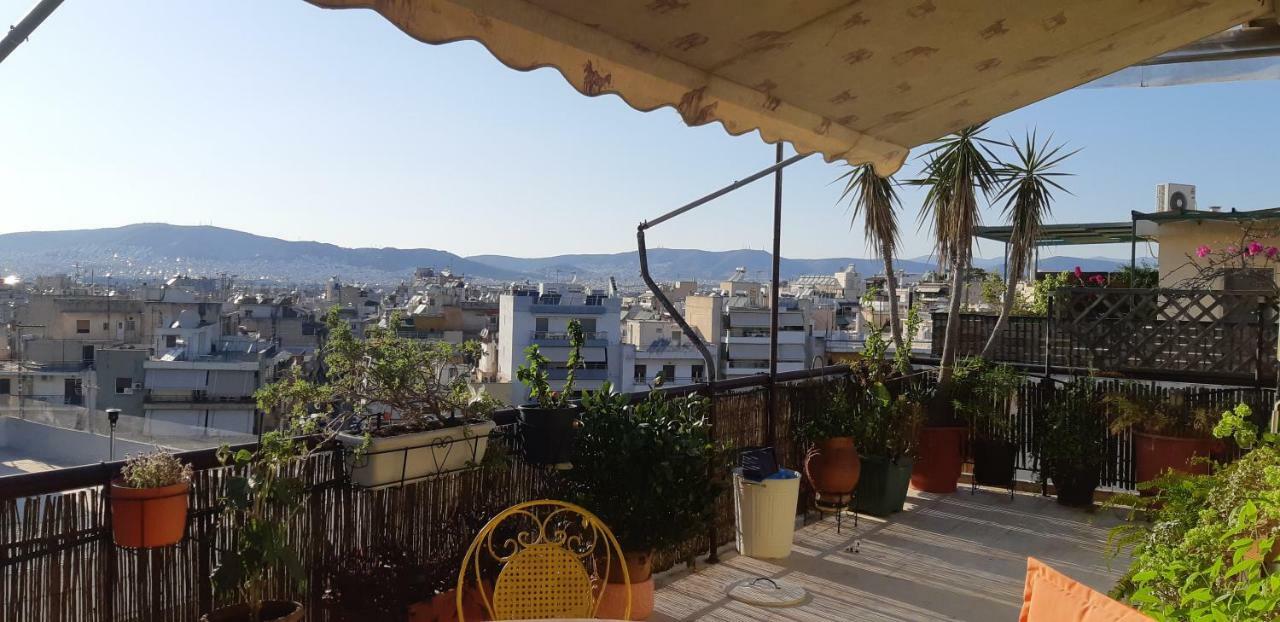Ferienwohnung Penthouse Balcony Close To Acropolis Athen Exterior foto