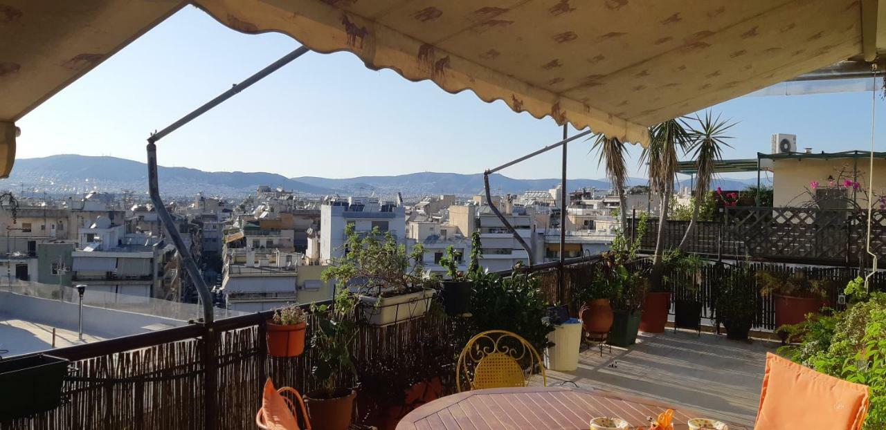 Ferienwohnung Penthouse Balcony Close To Acropolis Athen Exterior foto