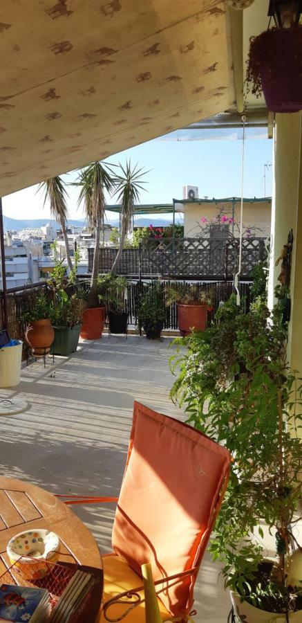 Ferienwohnung Penthouse Balcony Close To Acropolis Athen Exterior foto
